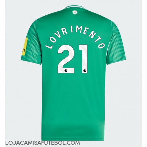 Camisa de Futebol Newcastle United Tino Livramento #21 Equipamento Secundário 2025-26 Manga Curta
